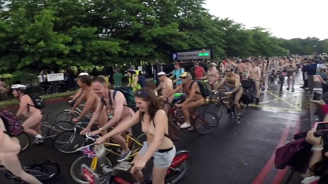 World naked bike ride 2016 London