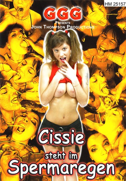 Cissie steht im Sperma-Regen / Сисси под дождем из спермы